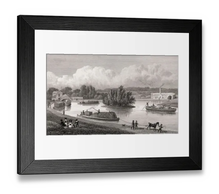 Framed Print : Regent's Canal, Paddington
