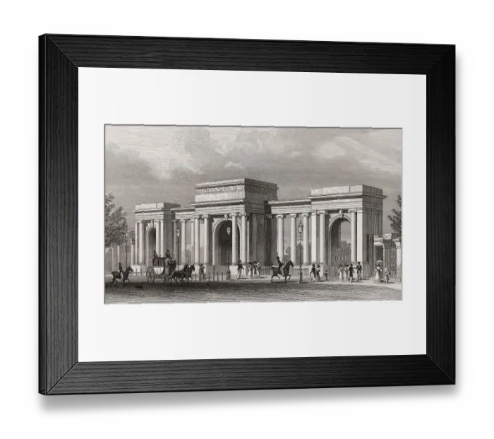 Framed Print : Grand entrance to Hyde Park, London