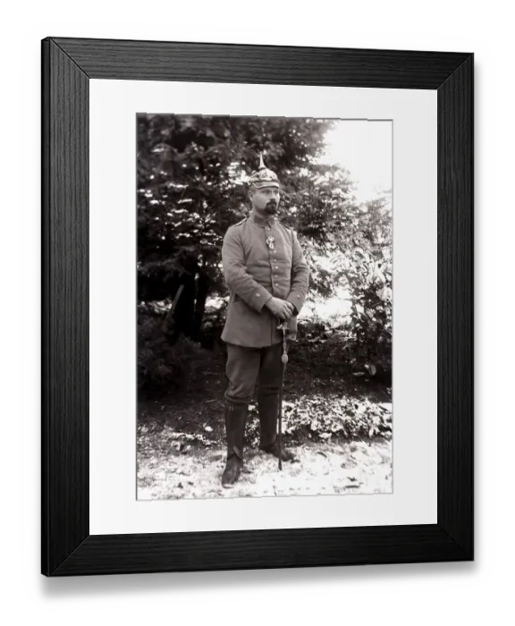 Framed Print : German soldier in dress uniform Framed Print : German soldier in dress uniform