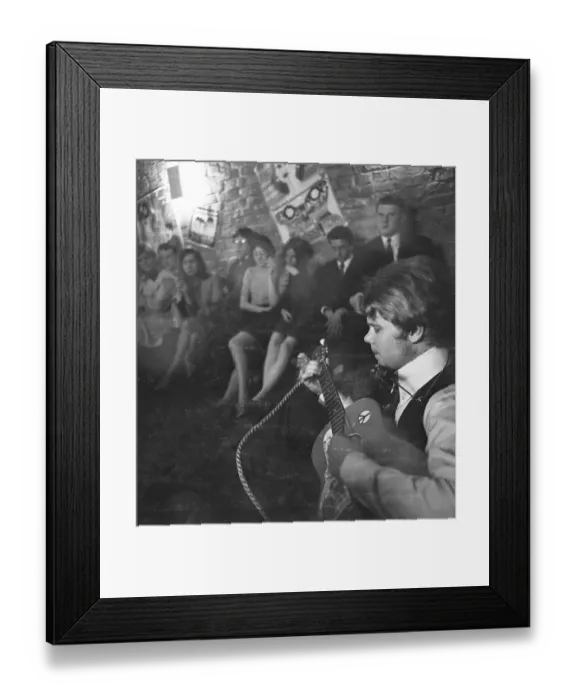 Framed Print : The youth club scene in the Ruhr region