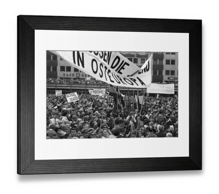 Framed Print : The Sudeten German Day, here in Nuremberg on 1 Framed Print : The Sudeten German Day, here in Nuremberg on 1