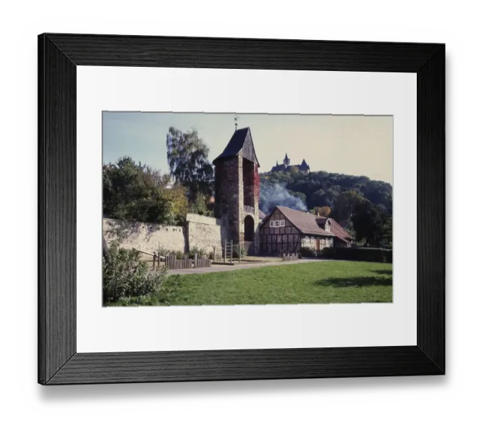 Framed Print : The town of Wernigerode, here on 6 Framed Print : The town of Wernigerode, here on 6