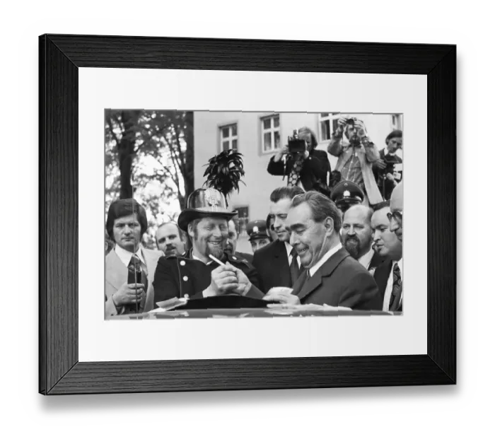 Framed Print : The visit of the Soviet Head of State