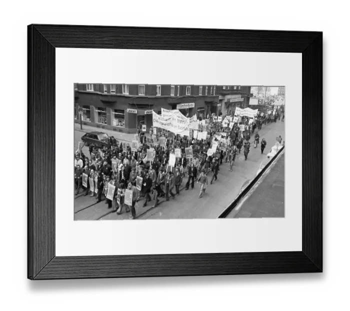 Framed Print : The occupational ban, the effect of the Radical Decree