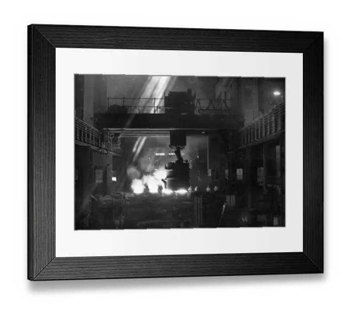 Framed Print : The Oxygen steelworks Phoenix of Hoesch AG on 25