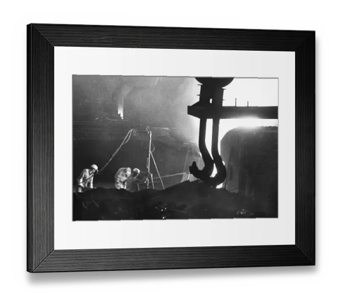 Framed Print : The Oxygen steelworks Phoenix of Hoesch AG on 25 Framed Print : The Oxygen steelworks Phoenix of Hoesch AG on 25