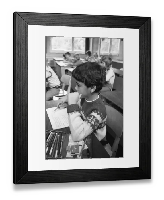 Framed Print : Among the pupils of the primary school - here in Dortmund on 1 Framed Print : Among the pupils of the primary school - here in Dortmund on 1
