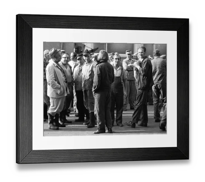 Framed Print : In 1973 there were numerous spontaneous work stoppages in the Federal Republic of Germany Framed Print : In 1973 there were numerous spontaneous work stoppages in the Federal Republic of Germany