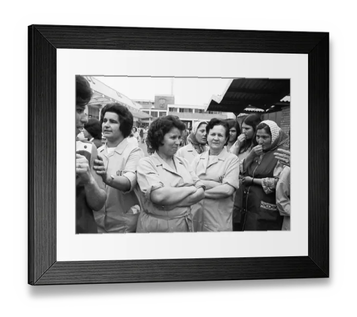 Framed Print : Profits of the employers and the strong inflation were in Gelsenkirchen