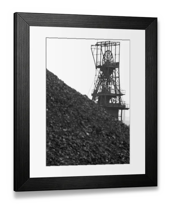 Framed Print : Characteristic of the Ruhr region around 1973 - here in Nov