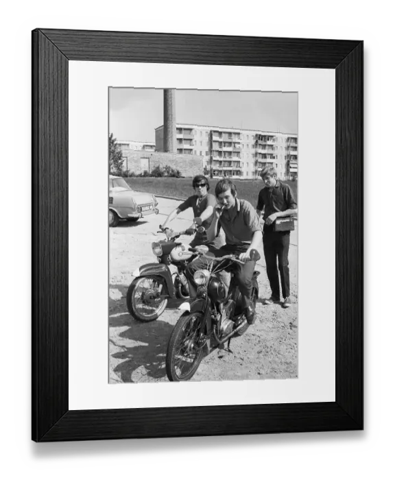 Framed Print : 15 / 06 / 1968 GDR Rostock district Rostock city