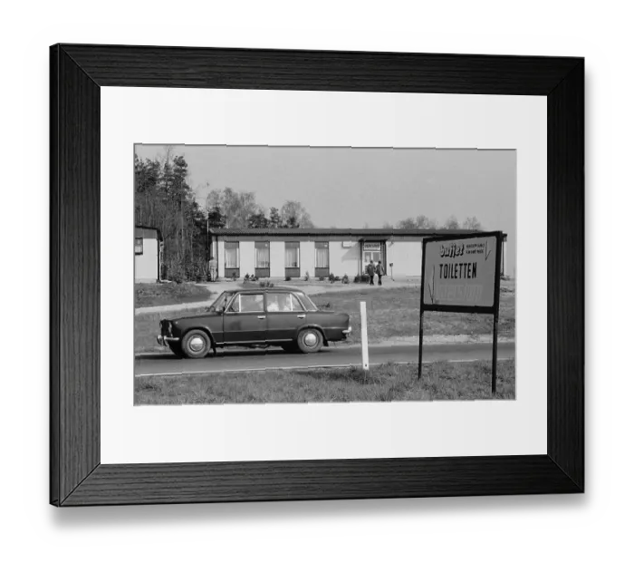 Framed Print : 20.04.1985 GDR district of Potsdam town of Walsleben-Ost Framed Print : 20.04.1985 GDR district of Potsdam town of Walsleben-Ost
