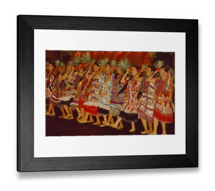 Framed Print : Mexico: The Guelaguetza Indio dance