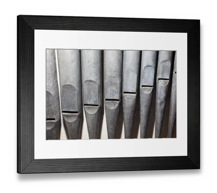 Framed Print : Pipes of an organ Framed Print : Pipes of an organ