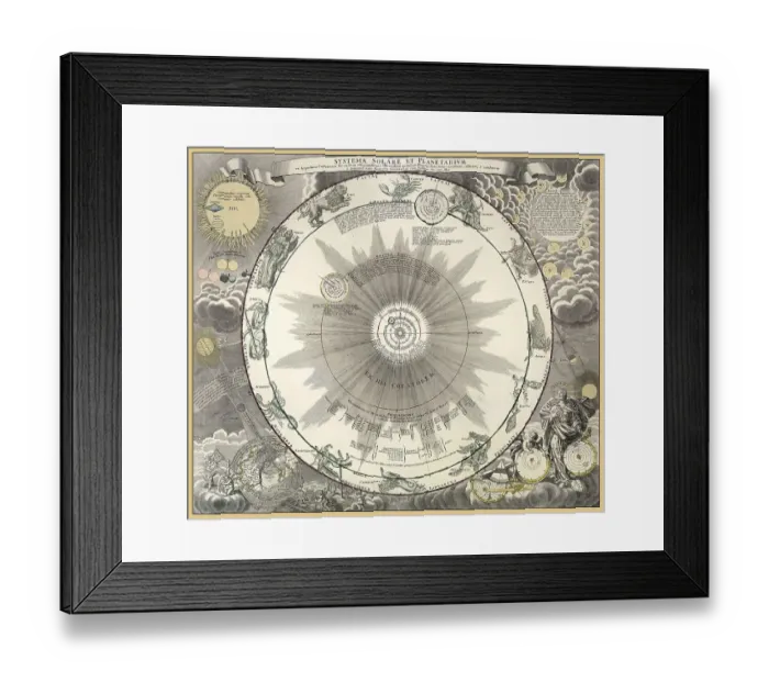 Framed Print : Homann's Grosser Atlas, published in 1716 by Johann Baptist Homann Framed Print : Homann's Grosser Atlas, published in 1716 by Johann Baptist Homann