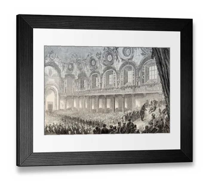 Framed Print : Distribution of awards to French manufacturers