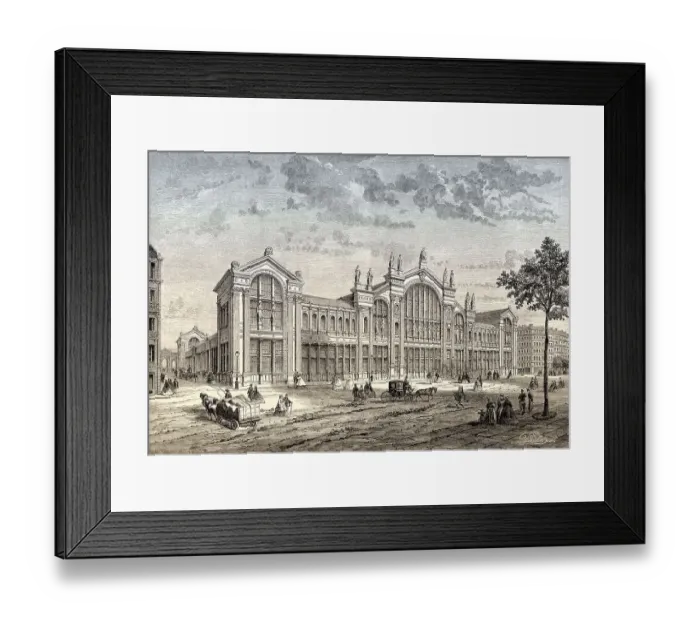 Framed Print : The Gare du Nord, railway station Paris-Nord Paris Framed Print : The Gare du Nord, railway station Paris-Nord Paris