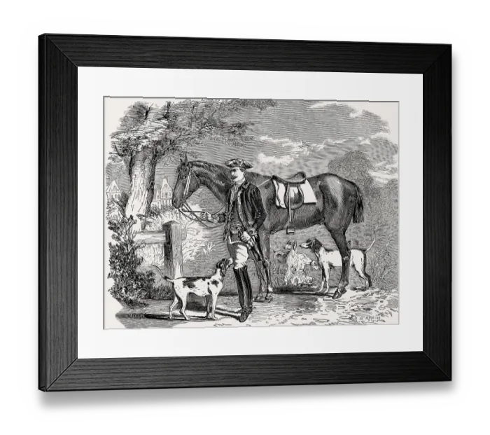 Framed Print : Edgar Napoleon Henry Ney, 1812-1882