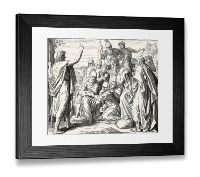 Framed Print : St John the Baptist in the Desert