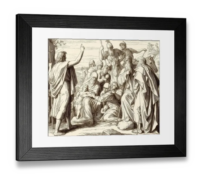 Framed Print : St John the Baptist in the Desert Framed Print : St John the Baptist in the Desert