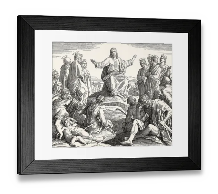 Framed Print : The Sermon on the Mount, New Testament Framed Print : The Sermon on the Mount, New Testament