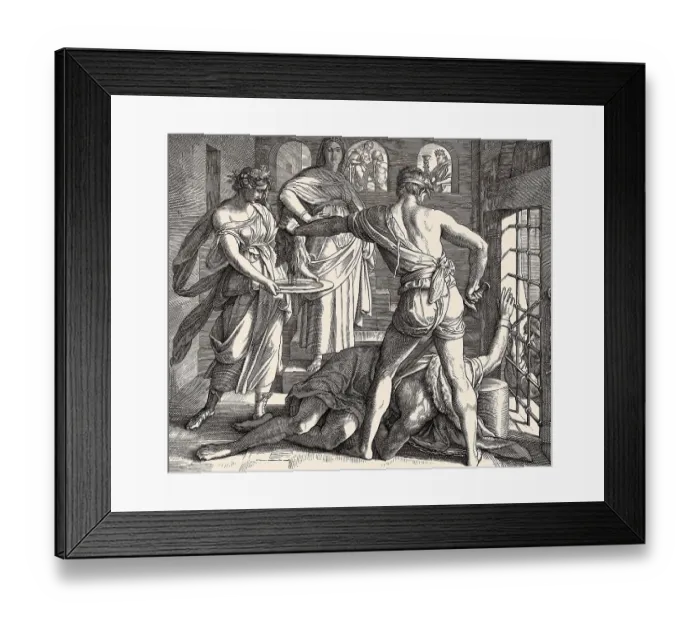 Framed Print : The Beheading of John the Baptist