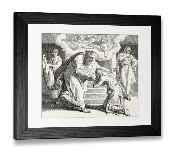 Framed Print : Parable of the Prodigal Son, New Testament Framed Print : Parable of the Prodigal Son, New Testament