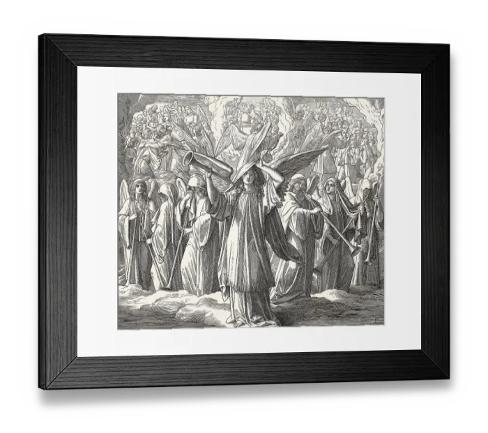 Framed Print : Seven Seals Of God, Book of Revelation Framed Print : Seven Seals Of God, Book of Revelation