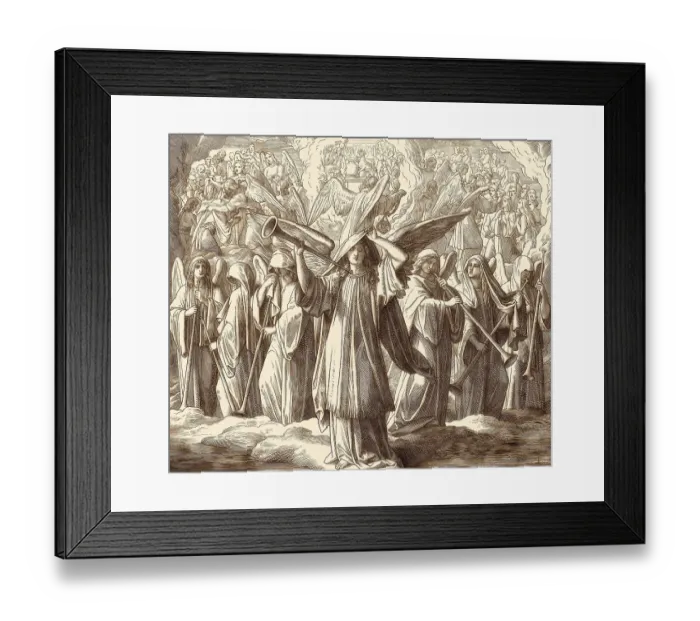 Framed Print : Seven Seals Of God, Book of Revelation