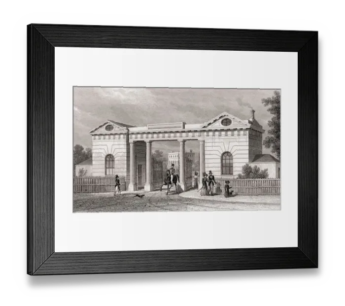 Framed Print : East Gate, Regent's Park, London Framed Print : East Gate, Regent's Park, London