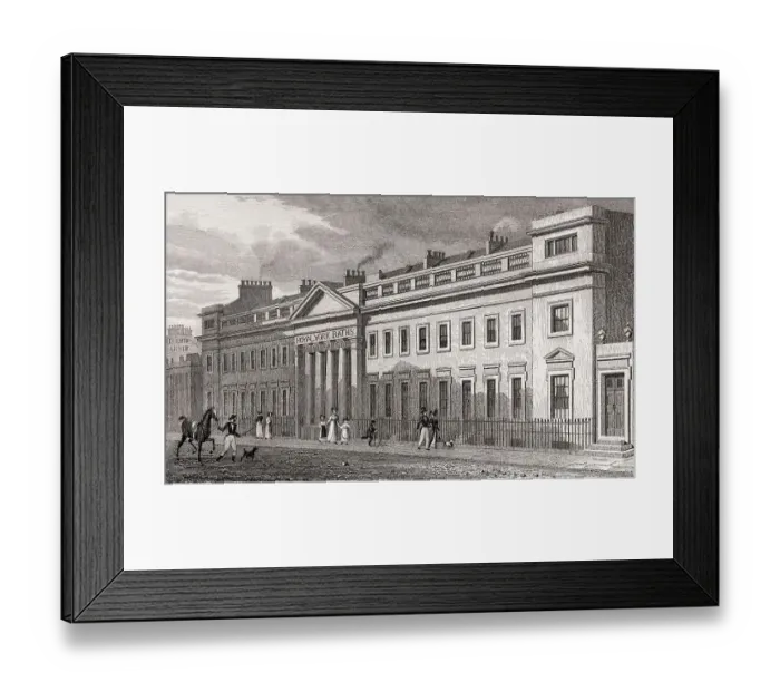 Framed Print : The Royal York Baths, Regent's Park