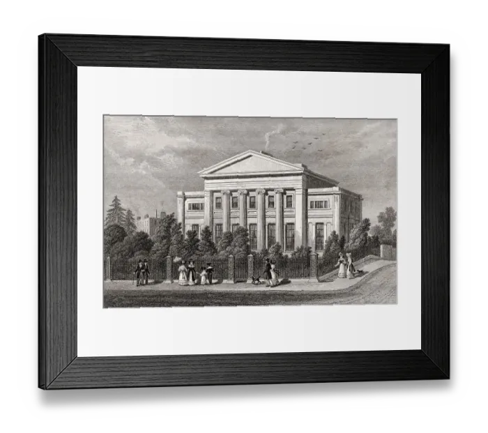Framed Print : Villa, Regent's Park, London Framed Print : Villa, Regent's Park, London