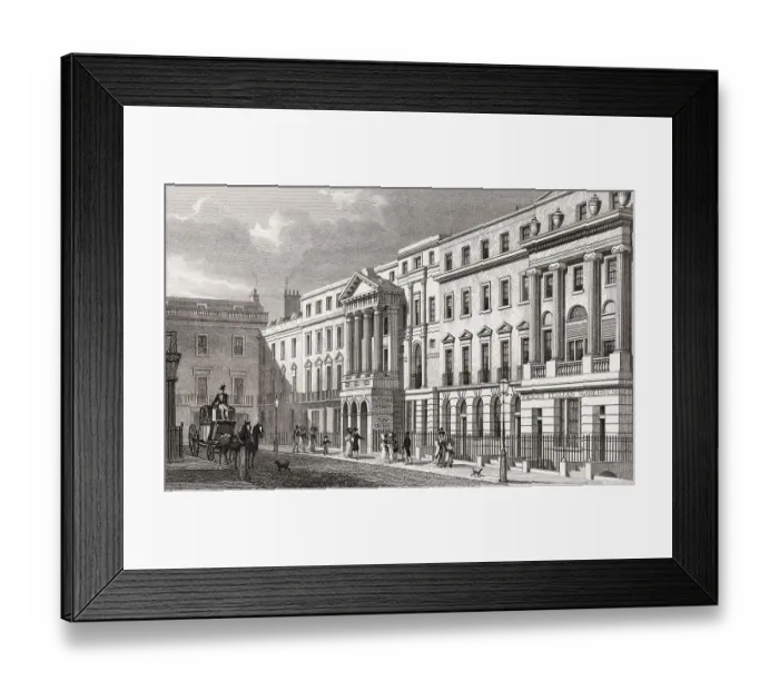 Framed Print : Pall Mall East and Suffolk Street Framed Print : Pall Mall East and Suffolk Street