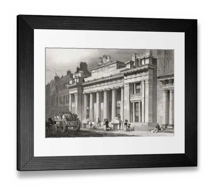 Framed Print : The new Corn Exchange, Mark Lane