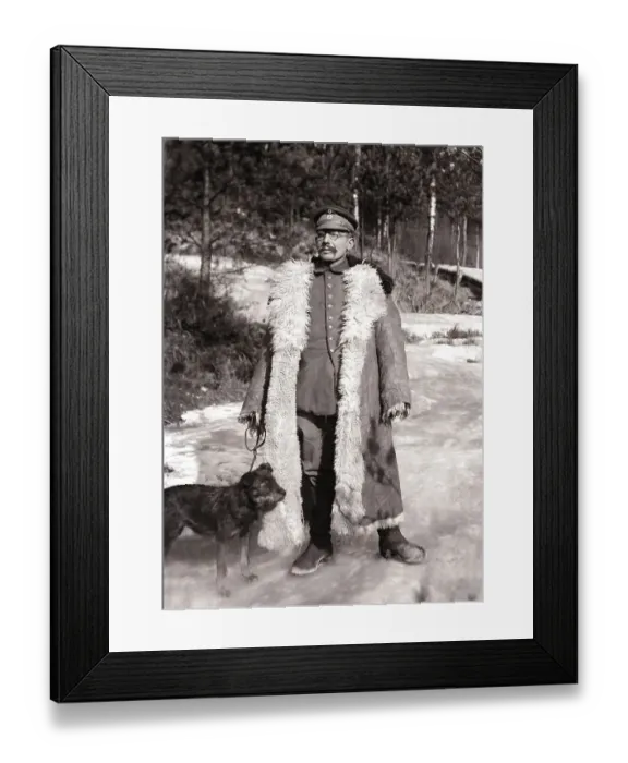 Framed Print : Officer of 8th Infantry, Regiment - First World War Framed Print : Officer of 8th Infantry, Regiment - First World War
