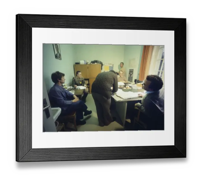 Framed Print : Ruhr area. Office of a works council in the Ruhr area