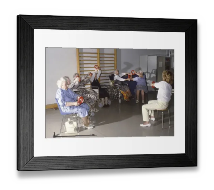 Framed Print : Hagen. The old people's home of the Workers Welfare Association (AWO) on 16