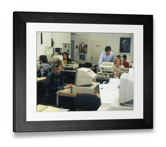 Framed Print : Those who continue their education