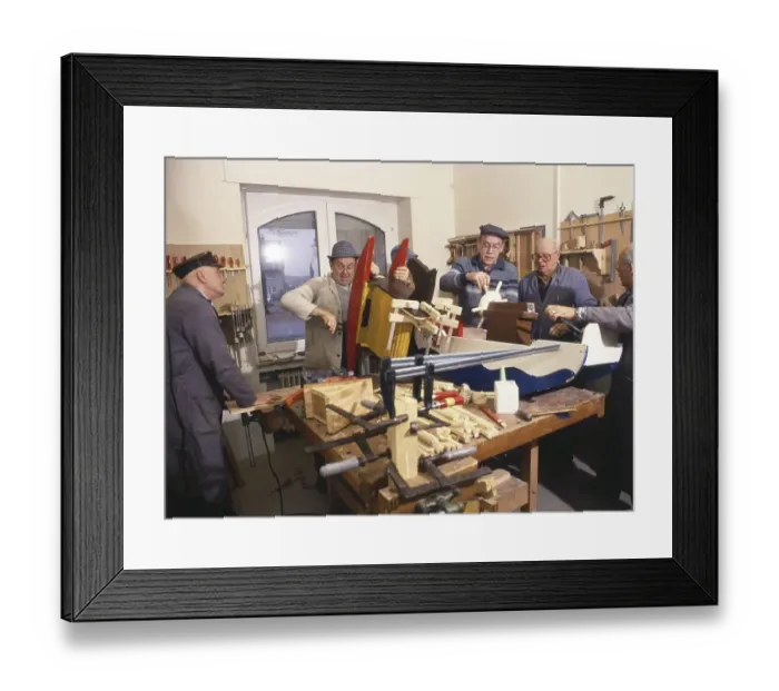 Framed Print : Dortmund. ZWAR- the network between work and retirement Framed Print : Dortmund. ZWAR- the network between work and retirement