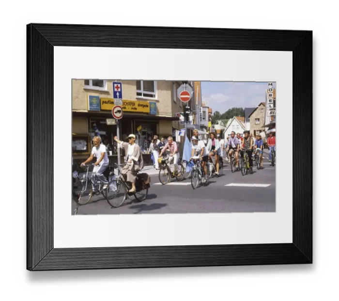 Framed Print : In which also numerous amateur cyclists participated on 7 Framed Print : In which also numerous amateur cyclists participated on 7