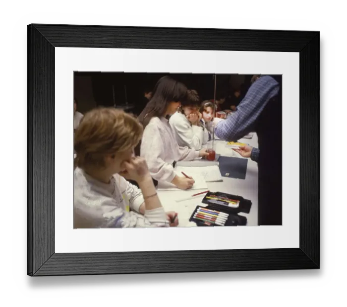 Framed Print : Hagen. Secondary school on 23. 1. 1986 Framed Print : Hagen. Secondary school on 23. 1. 1986