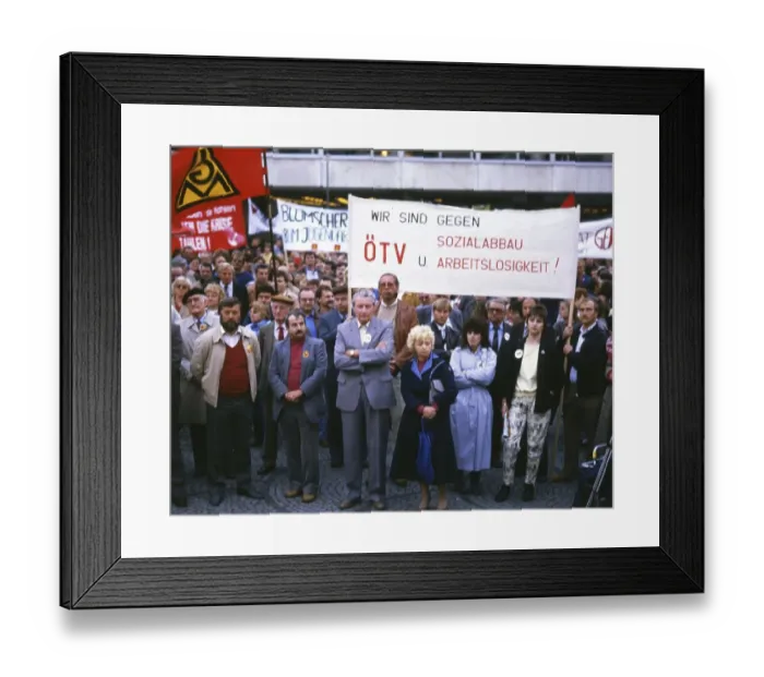 Framed Print : Siegen on 10 October 1985, Luwigsahafen on 14 December 1985 Framed Print : Siegen on 10 October 1985, Luwigsahafen on 14 December 1985