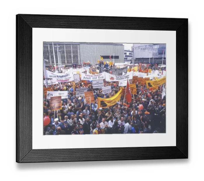 Framed Print : Siegen on 10 October 1985, Luwigsahafen on 14 December 1985