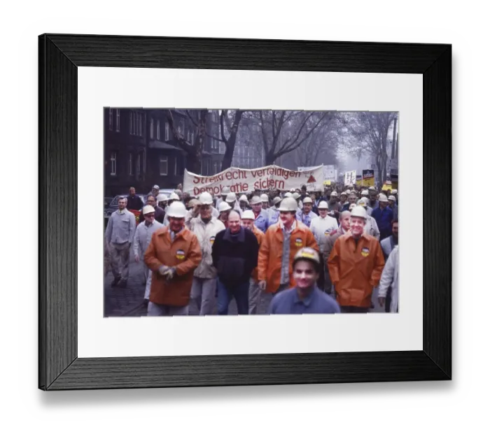 Framed Print : Siegen on 10 October 1985, Luwigsahafen on 14 December 1985