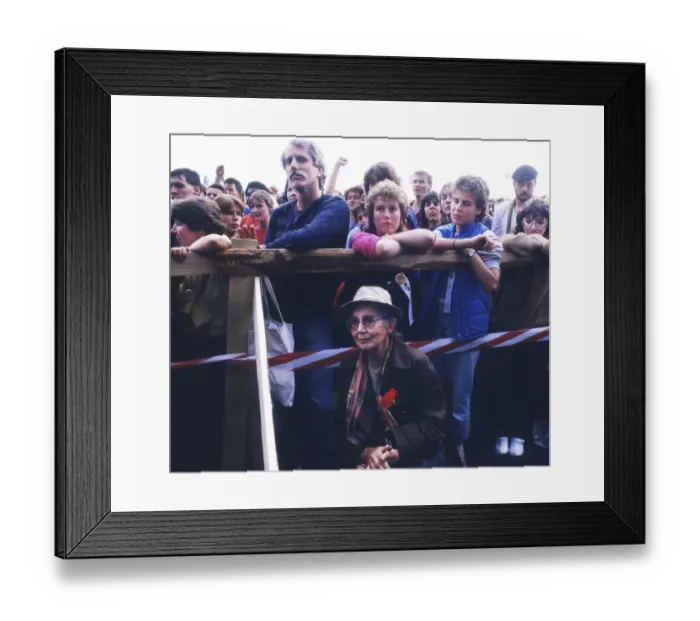 Framed Print : Ruhr area. Easter March Ruhr. on 2. 4. 1988