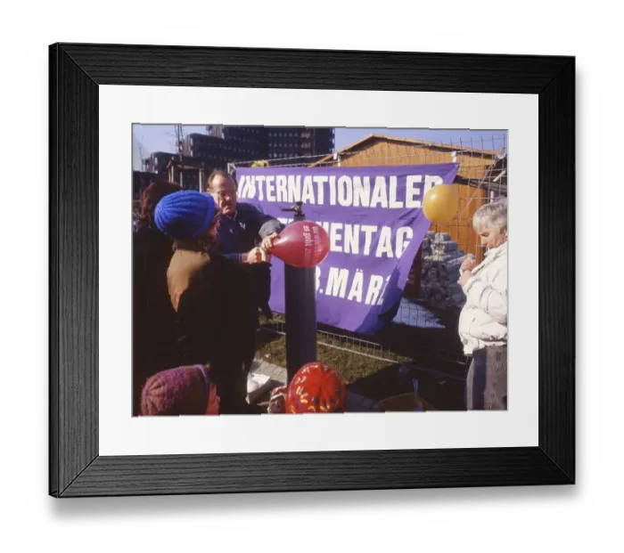 Framed Print : For equal rights. here on 7. 3