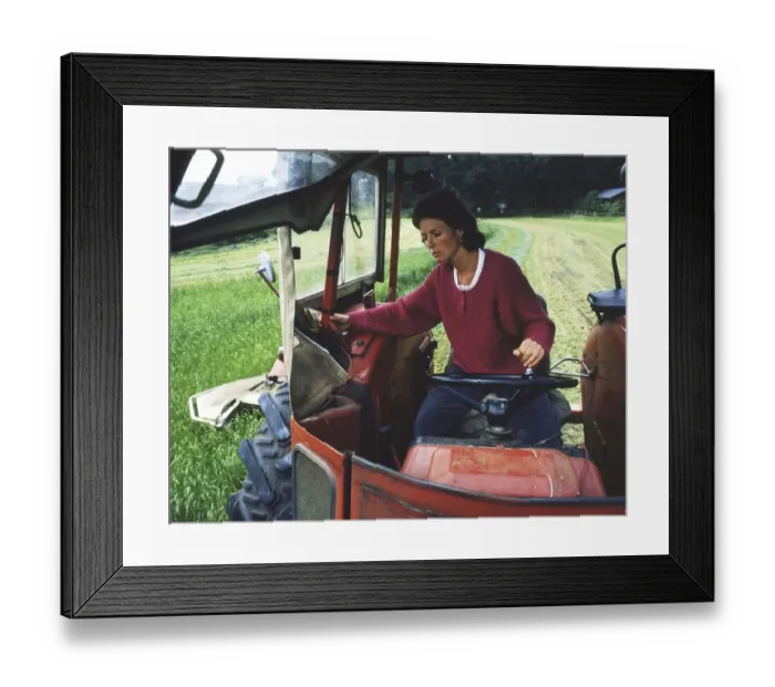 Framed Print : Wages. Farmer. Builder and mother. on 14. 7. 1988 Framed Print : Wages. Farmer. Builder and mother. on 14. 7. 1988