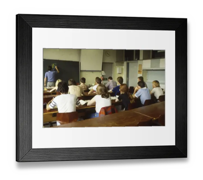 Framed Print : Hagen. Classes at the Cuno Vocational School on 9 Framed Print : Hagen. Classes at the Cuno Vocational School on 9