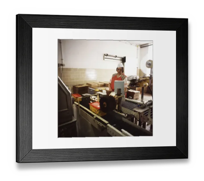 Framed Print : Bochum, company Westmilch, dairy, on 22, 5, 1980 Framed Print : Bochum, company Westmilch, dairy, on 22, 5, 1980