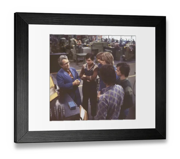 Framed Print : Wolfsburg, VW plant, training of apprentices Framed Print : Wolfsburg, VW plant, training of apprentices